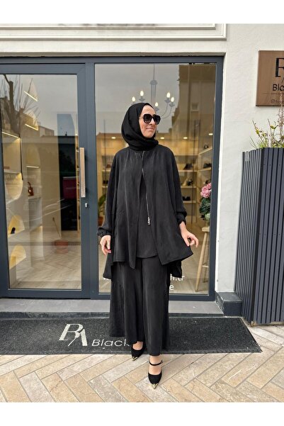 MissWhence 39208 Patterned Women's Suit Black