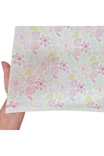 Papette Set 200 buc Hârtie de mătase model Paște Spring Blossom Eggs 28g – fo...