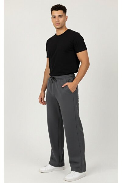 FİTGO Men's Comfortable Fit Straight-Leg Sweatpants