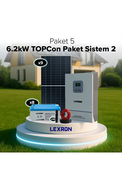 Lexron 6.2kW BAĞ EVİ PAKET SİSTEM 2