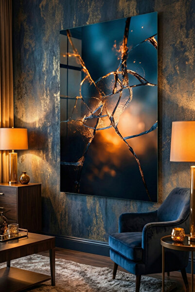 Ahsen resim çerçeve Sticlă decorativă incasabilă 5mm (grosime) - Decor de per...