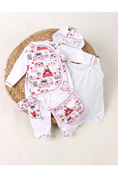 MiniKids 6-piece pink TEDDY bear costume