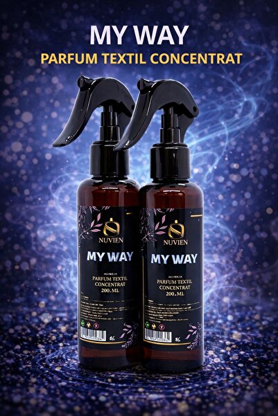 OEM Set 2 x Parfum Textil Concentrat My Way, 200 ml fiecare, Spray pentru Hai...