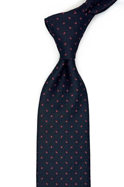 Kravatkolik Μαύρο μαντήλι με σχέδιο σάλι και κλασική γραβάτα KK13638