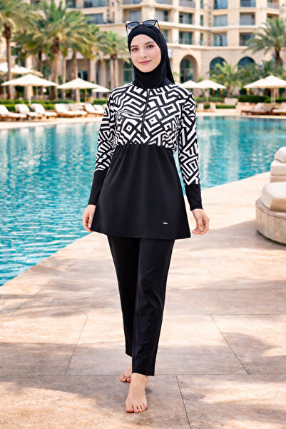 YUYİ Tesmay Quick Drying Sports Lycra Parachute Fabric Women's Tight Swimwear