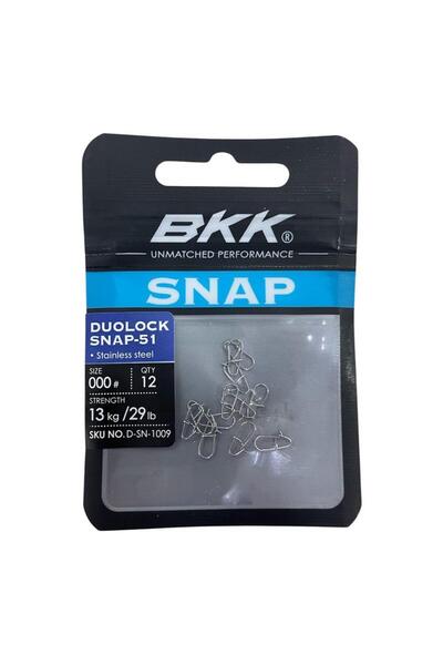 BKK Duolock Snap-51 No:000 Klips 12 Adet