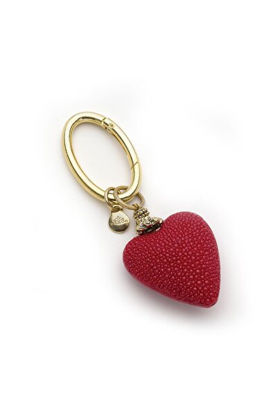 Mon Reve Amour Gold Plated Heart Charm Bag Accessory