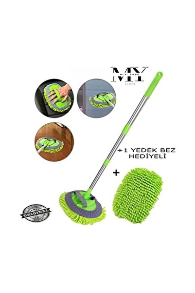 ARSVİSİON AUTO ACCESSORIES Teleskopik Makarna Mikrofiber Duvar, Cam, Yer ve O...