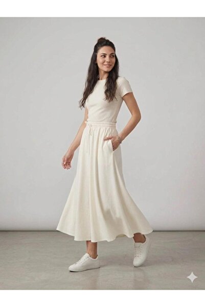 Kayra Midi Boy Salaş Etek 12070
