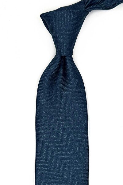 Kravatkolik Classic Tie with Green Sand Pattern Handkerchief Kk13570