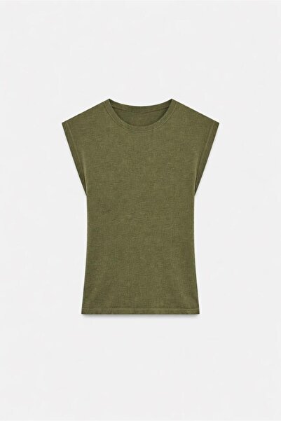 Hira Clothing Sleeveless Organic Cotton Pack Crew Neck Long Basic Stretch Fab...