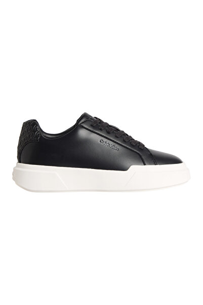 Calvin Klein Jeans Women's Chunky Cupsole Laceup Lth Bt Aop Shoes Yw0Yw02036Beh