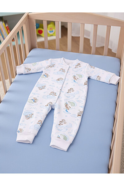 MiniKids BB Romania Mama Bear Jumpsuit, blue