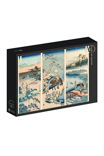 Grafika Puzzle 1000 pieces - Hokusai's Art (Graphic-F-33668)