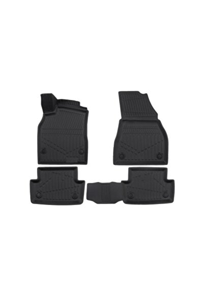 DELUXETUNING Set covorașe auto din cauciuc Renault Megane II 2002-2009, formă...