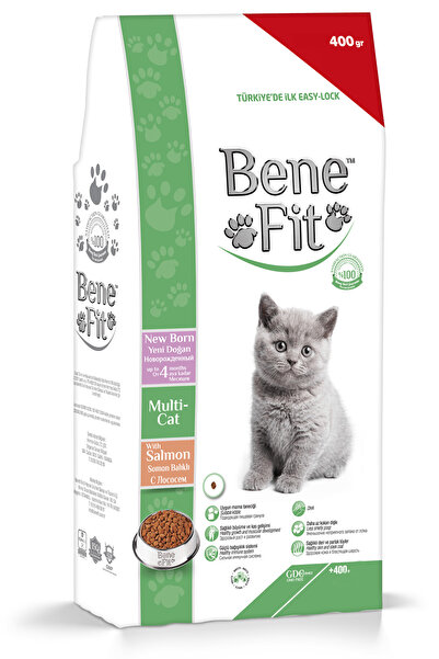 BENEFIT Hrană uscată pisici nou-născute, Super Premium, cu somon și orez, 800...