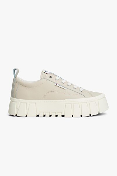 Tommy Jeans Women's Vulc Flatform Leather Shoes En0En03008Aby