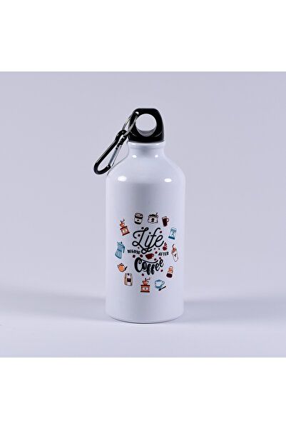 Antok Art AntokArt Stainless steel flask with carabiner 500 ml - Life Begins ...