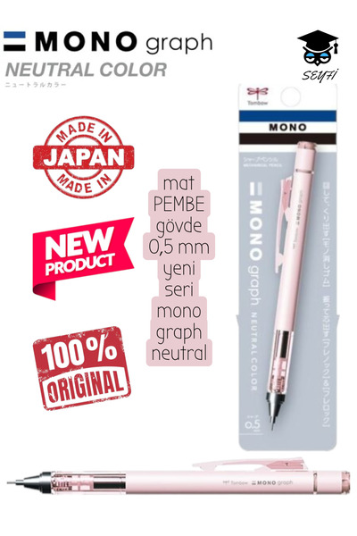 SEYFİKİRTASİYE Matte Body 0.5 mm New Series Tombow Mono Graph Neutral
