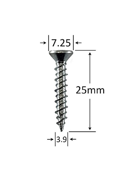 Gray Square Surub Cu Filet HI-LOW 3.9x25 - 500buc/cutie