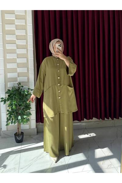 İLGEN FASHİON SET DE VARĂ IPEK KUPRA SALAŞ