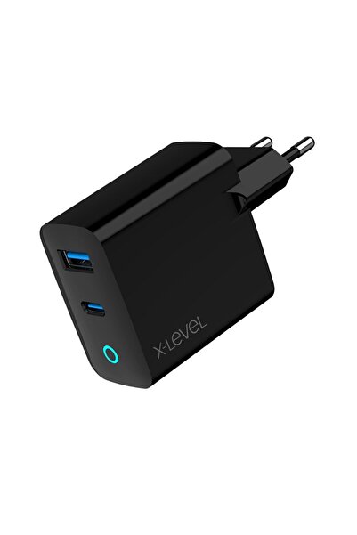X-chargersuperbplus 3a Pd 65w Type-c & Usb-a Port Ultra Fast Charging Adapter - Laptop Compatible - Gan