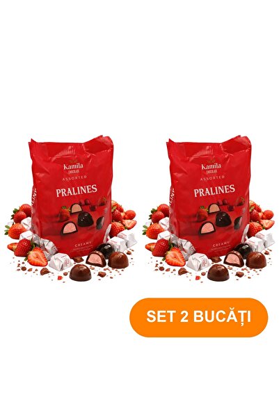 KAMILA SET 2 BUCĂȚI - Selecție asortată de praline cu ciocolată