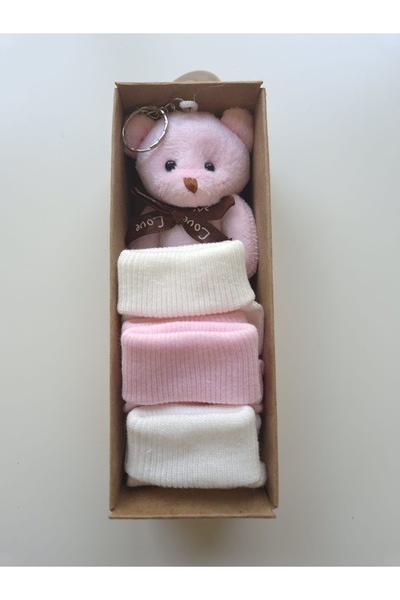 jr.bunnies مجموعة جوارب للأطفال حديثي الولادة من جونيور بانيز مكونة من وبري ق...