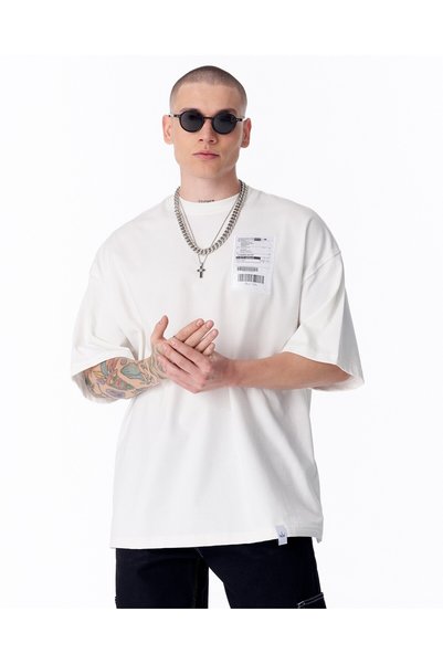 martin valen Oversize White T-shirt