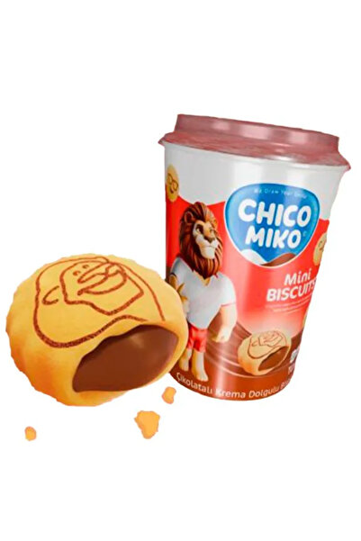 KAMILA Chico Miko Chocolate Biscuit Cup, 125 g (Pack of 24)