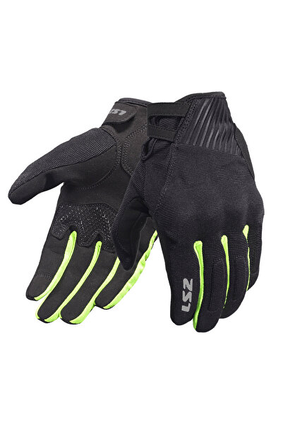 LS2 Dart 2 Evo Siyah Neon Sarı Mosiklet Eldiven CE onaylı KP-1 Sertifikalı EN...