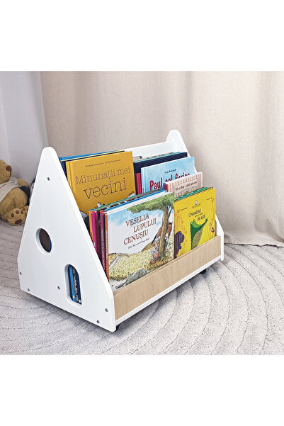 NOOT BOOKY PEARL Library on Wheels, Cottage-Shaped