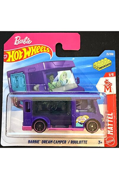 HOT WHEELS Tekli Arabalar Barbie' Dream Camper JJK72 (Mattel)
