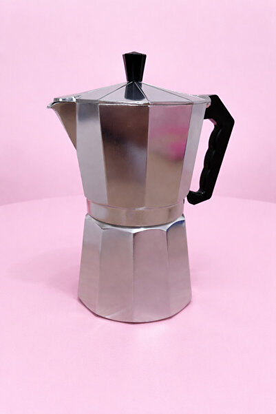 Prolite Retro Moka Pot 6 cup Ev ofis ve Kamp Kahve Çekirdeği Demliği