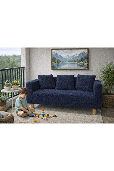 LOTUS PORT İki Kişilik Kanepe Velaoft Peluş Kumaş