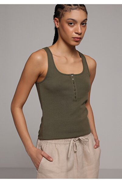 Colin's Slim Fit Women's Green Undershirt