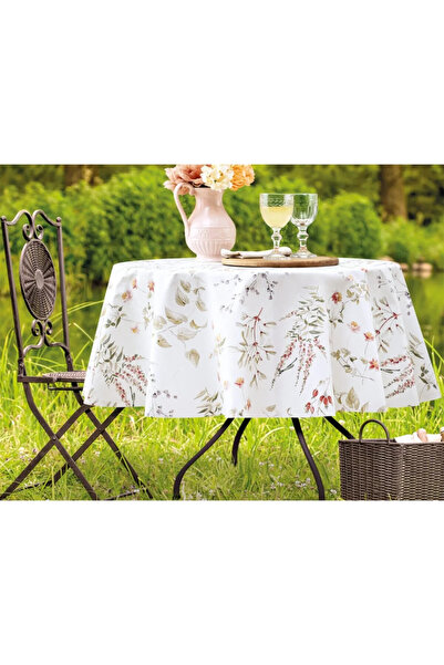 Madame Coco Gemma Tablecloth - Green - 140 cm