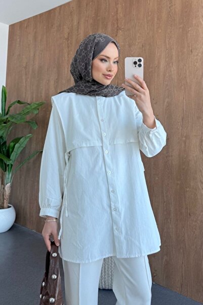 Şulemoda Giyim Cămașă Fahhar Albă