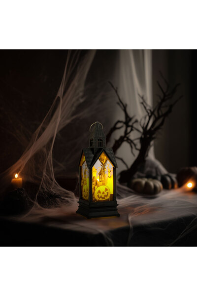 OEM Decorațiune luminoasă de Halloween - dovleac - LED galben - 17,5 x 6,3 x ...