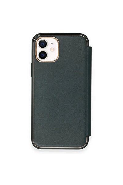Shauan Shaun iPhone 12 Case with Dolpin Cover - Dark Green 8645123