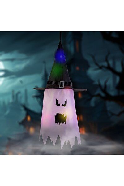 FAMİLY Decor LED Halloween - fantomă - roz - 10 LED-uri colorate - poate fi a...