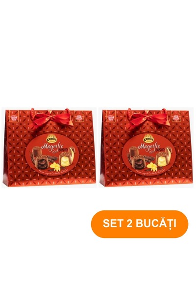 KAMILA SET 2 PIECES - CANDIES MAGNIFIC GUSTO RED (12 X 300 GR)