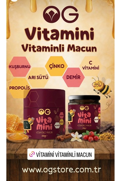 OG natural Vitaminli macun 230 gr