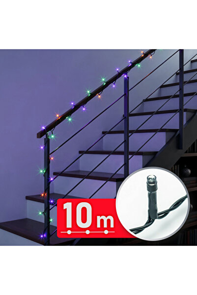 OEM Ghirlandă luminoasă – 10 m – multicolor - 200 LED – 220–240 V – 6 W – cab...