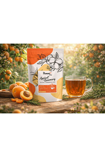 Homm Bitkisel Kayısı & Biberiye Karışık Bitki Çayı 67,5 Gr 45 Poşet