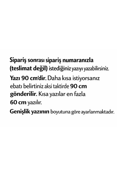 Kıvırcıkyoga Kişiye Özel yazi sticker araç oto motorsiklet ayna uyumlu 90 cm