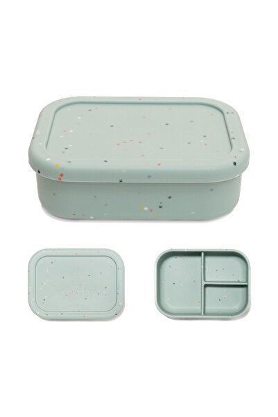 melvelo Bento Lunch Box Silicone, 3 Compartments, Kids, 19×14×6.5 cm, Melvelo...