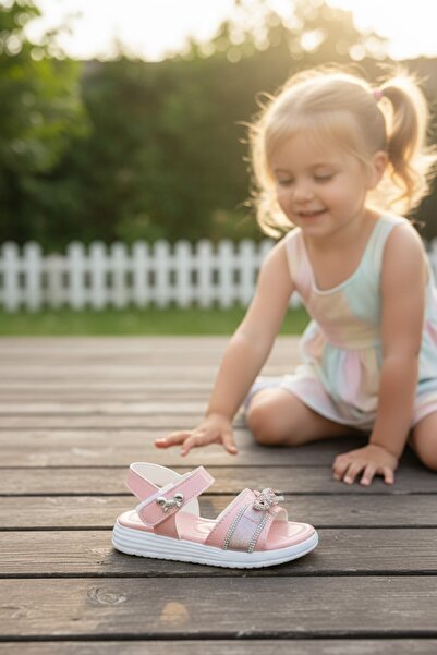 enoch كريستال مرصّع بالأحجار فستان أنيق للأطفال مع إكسسوارات فيونكة وشريط لام...