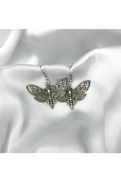 Corvus kolye&bileklik Death Moth Earring