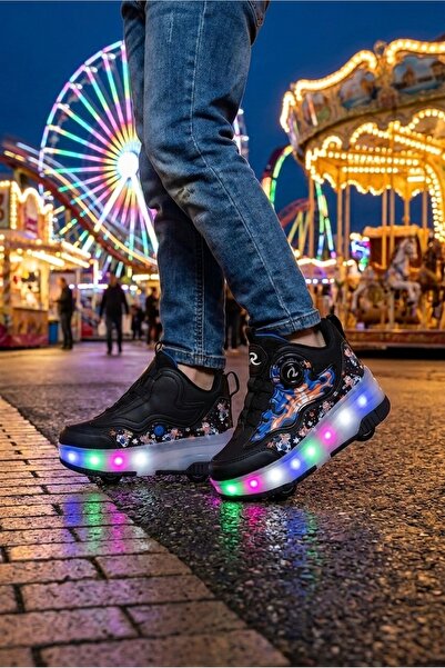 ROCKY LED Işıklı Patenli Çocuk Ayakkabısı-Tekerlekli Sneaker